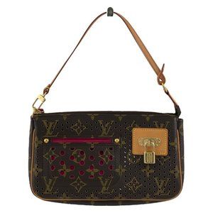 LOUIS VUITTON Brown Monogram Pouch